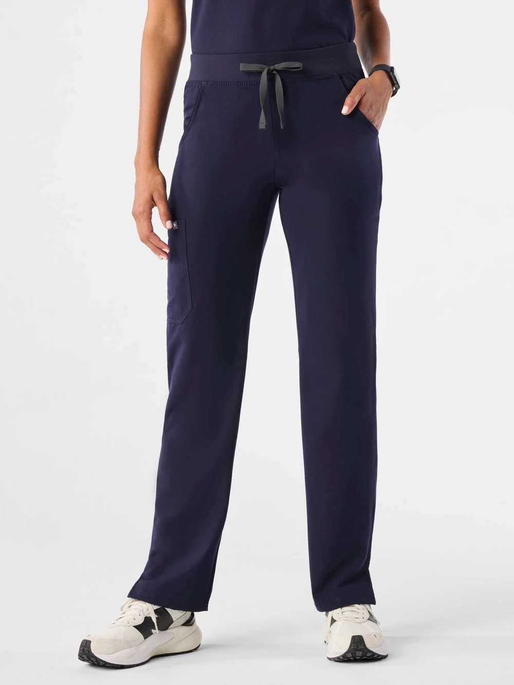 FIGS Technical Collection Kade Straight Leg Navy Scrub Pants T21004P Small/Petit